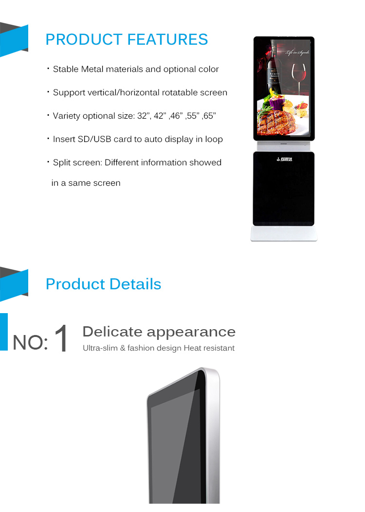 360 degree rotated kiosk